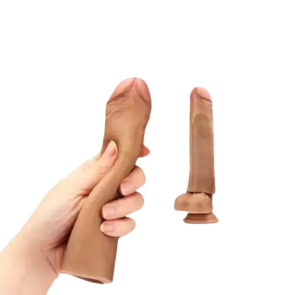 7 Inche Realstic Smooth Silicone Penis Sleeve Extender 1