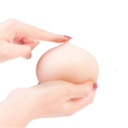 Portable Soft 3D Breast Nipple Touch Male Sex Toy 1